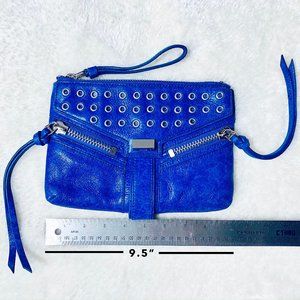 New BOTKIER TRIGGER Edgy Leather Clutch Wristlet